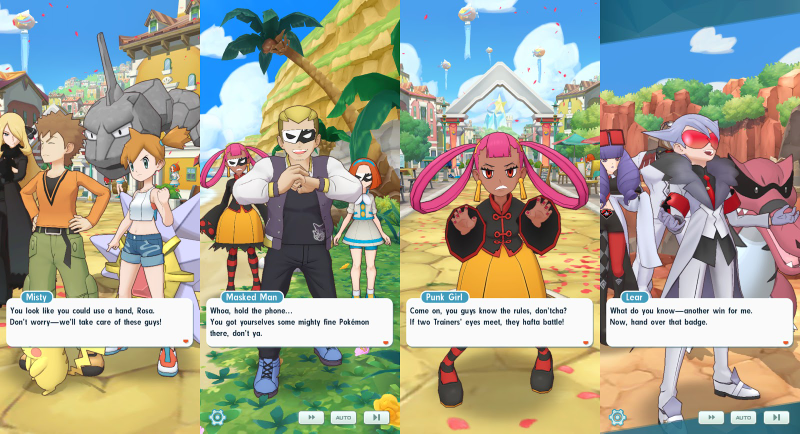 Illustration for article titled New Mobile Game Pokémon Masters Is More About People Than Pocket Monsters